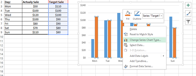 Change Series Chart Type